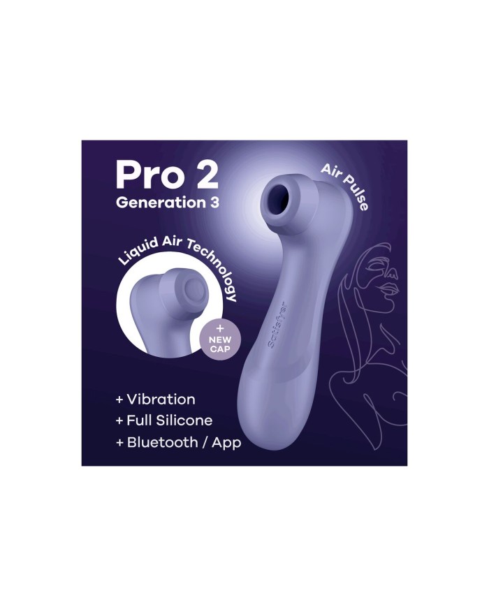Succhia Clitoride Satisfyer PRO 2 GENERATION 3 Viola Succhia Clitoride Satisfyer PRO 2 GENERATION 3 Viola