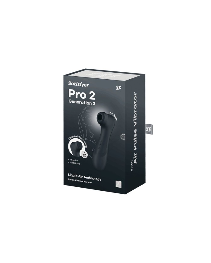 Succhia Clitoride Satisfyer Pro 2 Generation 3 Nero Succhia Clitoride Satisfyer Pro 2 Generation 3 Nero
