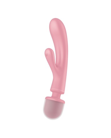 Vibratore Doppia Stimolazione Satisfyer Triple Lover Rosa