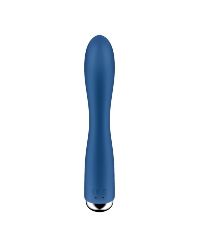 Vibratore Doppia Stimolazione Satisfyer Spinning Rabbit 1 Azzurro