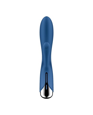 Vibratore Doppia Stimolazione Satisfyer Spinning Rabbit 1 Azzurro