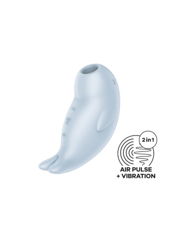Succhia Clitoride Satisfyer Seal You Soon Azzurro