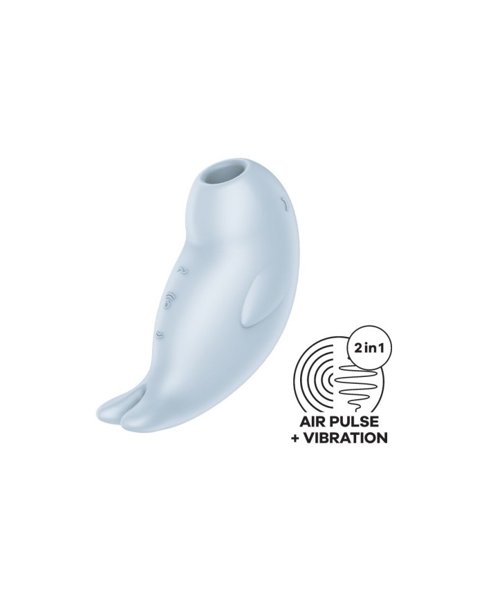 Succhia Clitoride Satisfyer Seal You Soon Azzurro