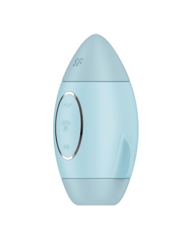 Succhia Clitoride Satisfyer Mission Control Azzurro