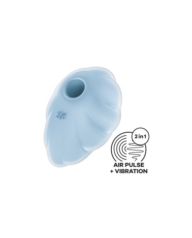 Succhia Clitoride Satisfyer Cloud Dancer Azzurro