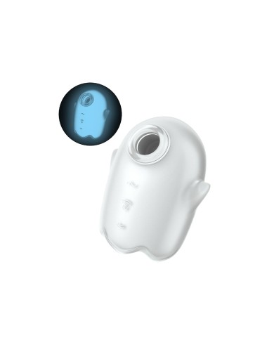 Succhia Clitoride Satisfyer Glowing Ghost Bianco