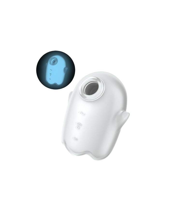 Succhia Clitoride Satisfyer Glowing Ghost Bianco Succhia Clitoride Satisfyer Glowing Ghost Bianco