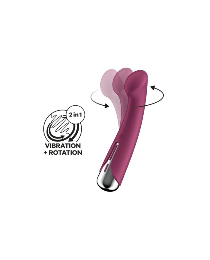 Vibratore per il Punto-G Satisfyer Spinning G-Spot 1 Rosso Vibratore per il Punto-G Satisfyer Spinning G-Spot 1 Rosso