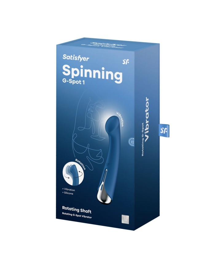 Vibratore per il Punto-G Satisfyer Spinning G-Spot 1 Azzurro