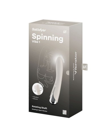 Vibratore Satisfyer Spinning Vibe Bianco