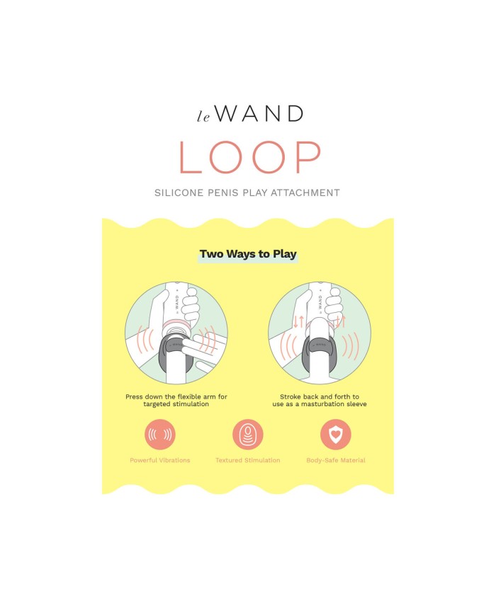 Accessorio Loop Silcone Penis Play Le Wand Accessorio Loop Silcone Penis Play Le Wand
