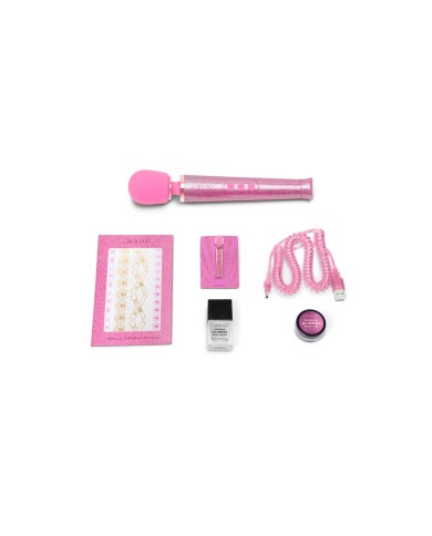 Vibratore Le Wand All That Glimmers Set Rosa