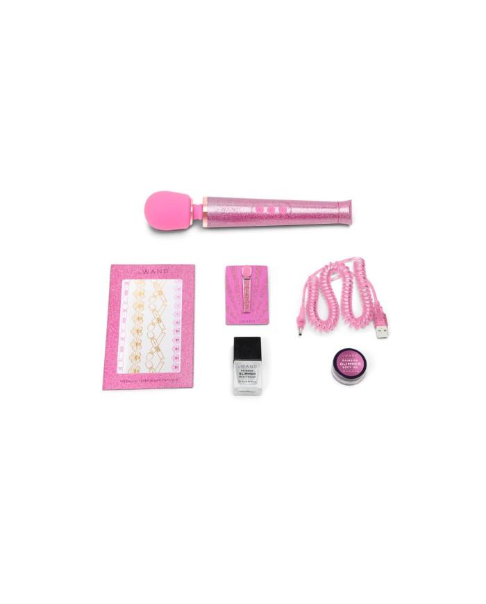 Vibratore Le Wand All That Glimmers Set Rosa