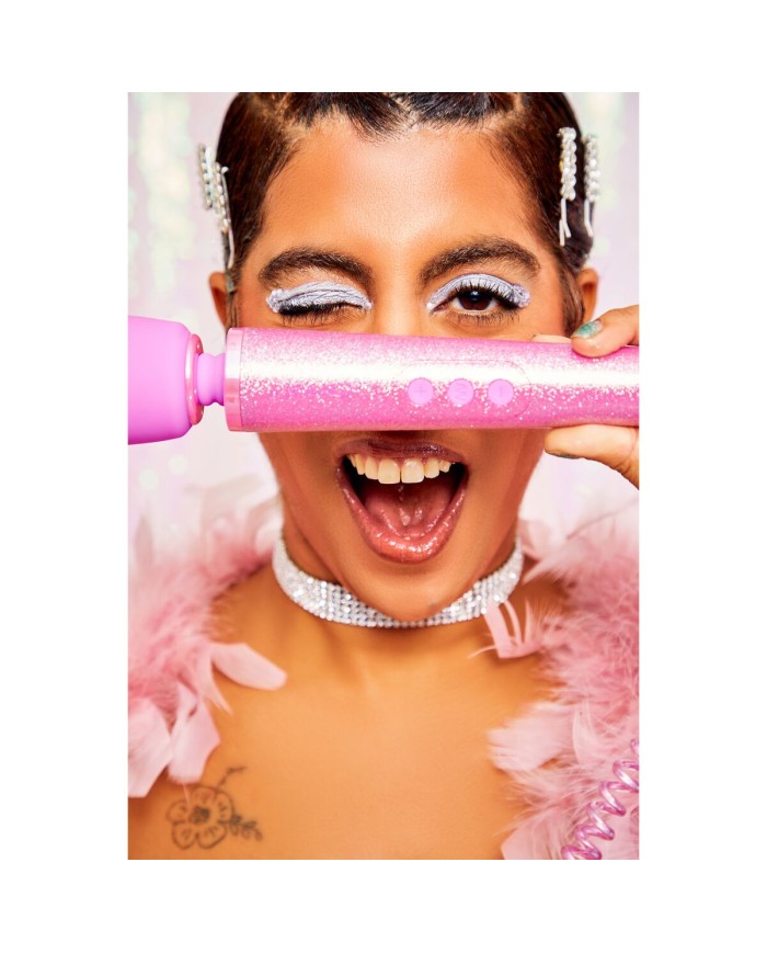 Vibratore Le Wand All That Glimmers Set Rosa
