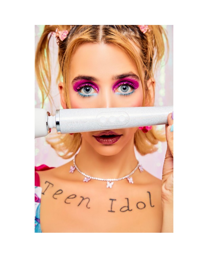 Vibratore Le Wand All That Glimmers Set Bianco