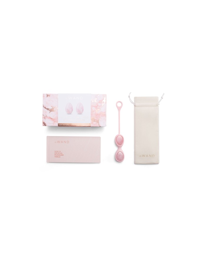 Sfere Orgasmo Le Wand Crystal (by le Wand) Quarzo Rosa