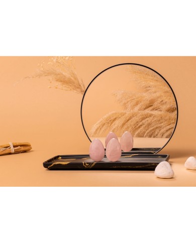 Sfere Orgasmo Le Wand Crystal (by le Wand) Quarzo Rosa