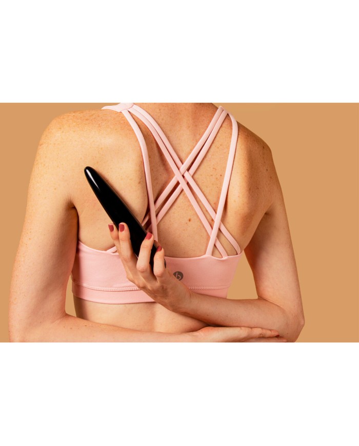 Vibratore Mini Le Wand Crystal Nero Vibratore Mini Le Wand Crystal Nero