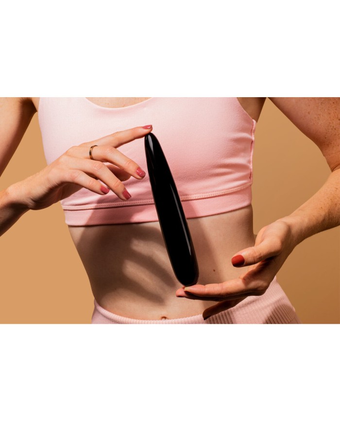 Vibratore Mini Le Wand Crystal Nero Vibratore Mini Le Wand Crystal Nero