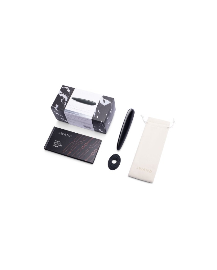 Vibratore Mini Le Wand Crystal Nero Vibratore Mini Le Wand Crystal Nero