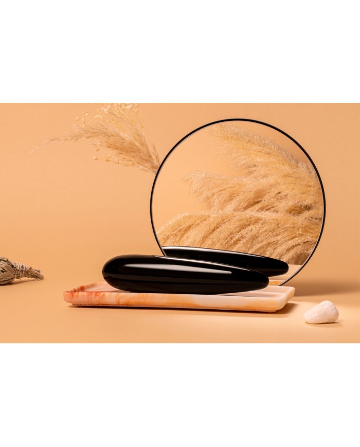 Vibratore Mini Le Wand Crystal Nero Vibratore Mini Le Wand Crystal Nero