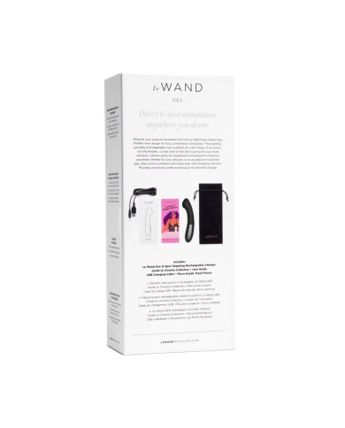 Vibratore per il Punto-G Le Wand Nero Vibratore per il Punto-G Le Wand Nero