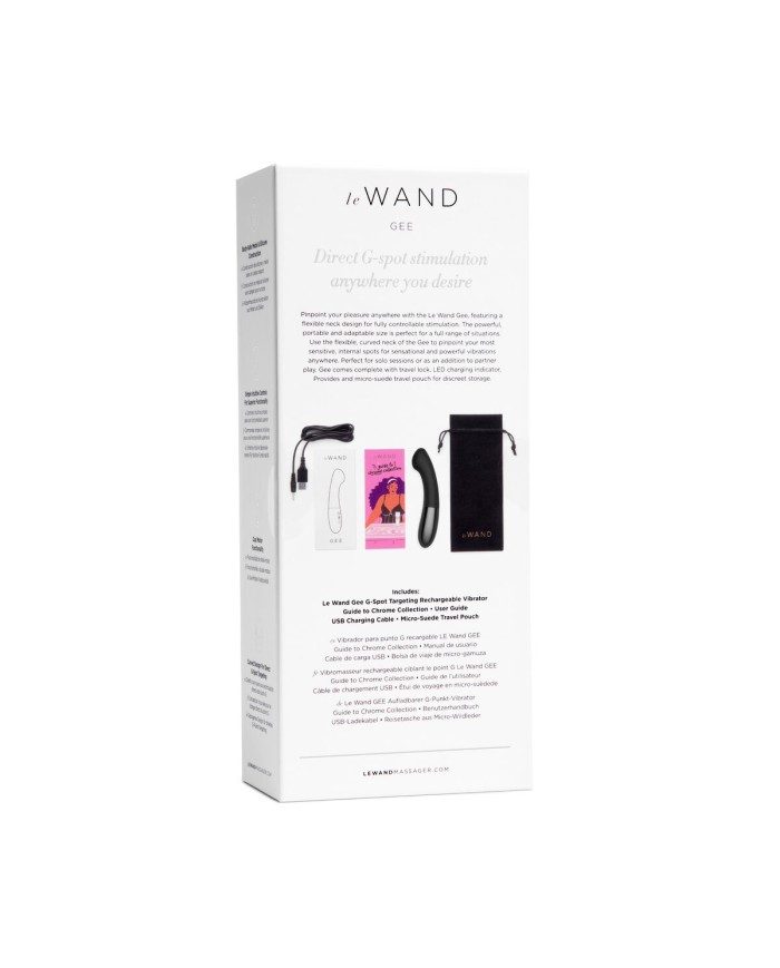 Vibratore per il Punto-G Le Wand Nero Vibratore per il Punto-G Le Wand Nero