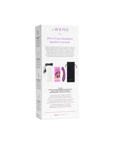 Vibratore per il Punto-G Le Wand Viola Vibratore per il Punto-G Le Wand Viola