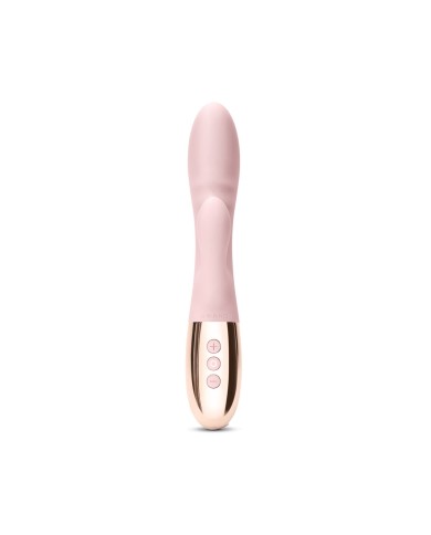 Vibratore Doppia Stimolazione Le Wand Blend Rose Gold Dorato Oro Rosa