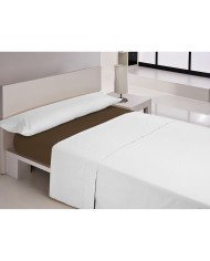 Lenzuolo con angoli aderenti Happy Home MIX COLORS Marrone Osimano 180 x 200 + 30 cm