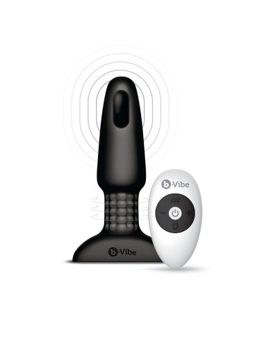 Plug anale con telecomando B-Vibe 5858070000 Nero Plug anale con telecomando B-Vibe 5858070000 Nero