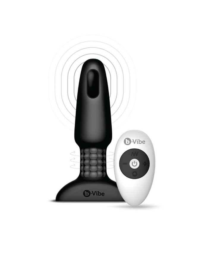 Plug anale con telecomando B-Vibe 5858070000 Nero Plug anale con telecomando B-Vibe 5858070000 Nero