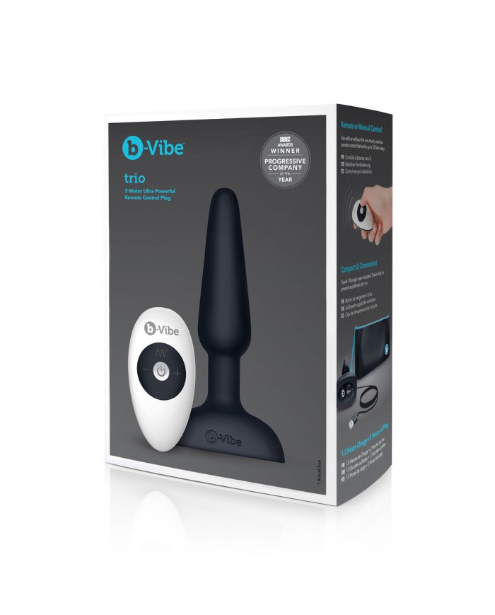 Plug anale con telecomando B-Vibe 05882610000 Nero