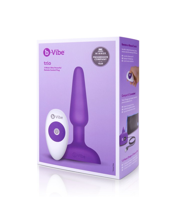 Plug anale con telecomando B-Vibe 05882530000 Viola