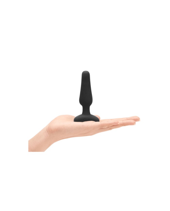 Plug anale con telecomando B-Vibe NOVICE Nero