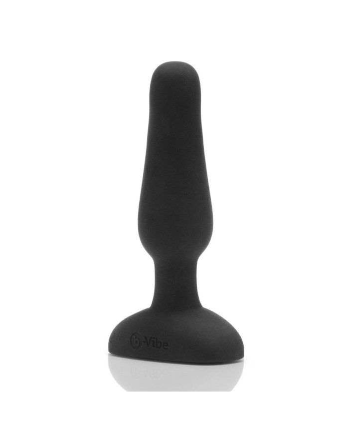 Plug anale con telecomando B-Vibe NOVICE Nero