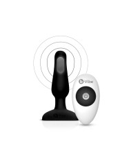 Plug anale con telecomando B-Vibe NOVICE Nero