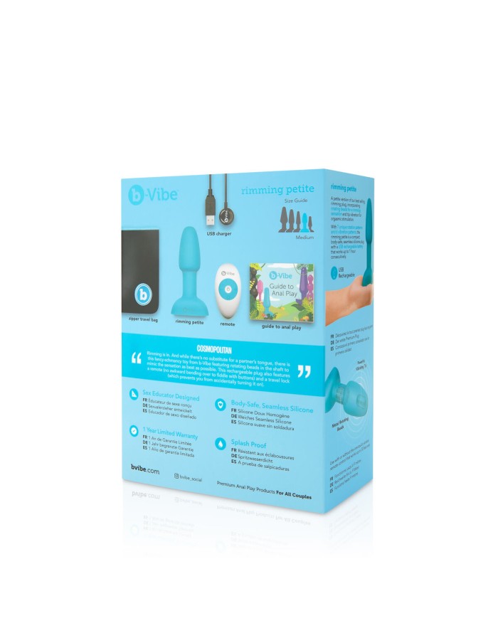 Plug Anale B-Vibe 96786 Azzurro