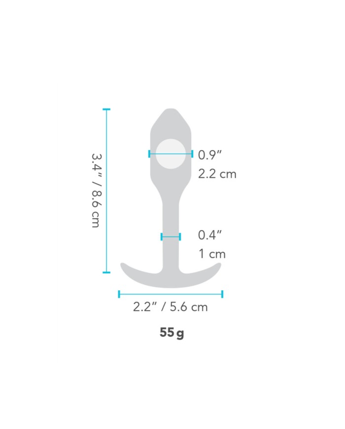 Plug Anale B-Vibe 96724 Nero