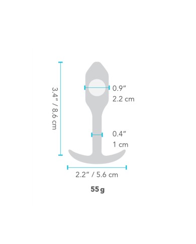 Plug Anale B-Vibe 96717 Rosa Plug Anale B-Vibe 96717 Rosa