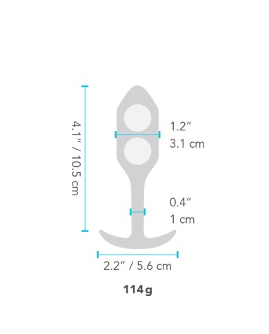 Plug Anale B-Vibe 96748 Nero Plug Anale B-Vibe 96748 Nero