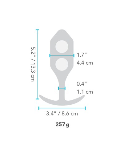 Plug Anale B-Vibe 96779 Nero Plug Anale B-Vibe 96779 Nero