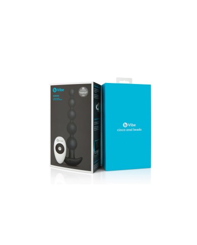 Palline Anali Nero B-Vibe 9516 Silicone Palline Anali Nero B-Vibe 9516 Silicone