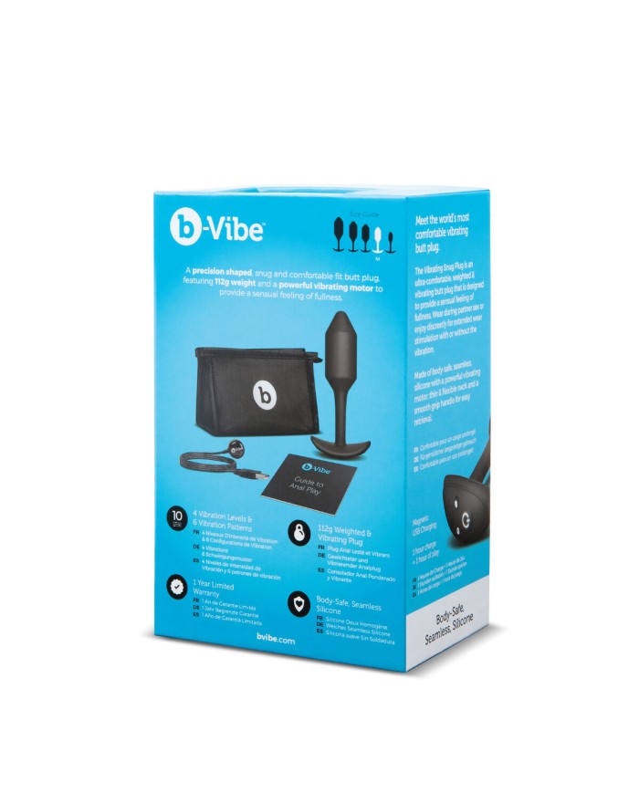 Plug Anale B-Vibe Vibrating Nero
