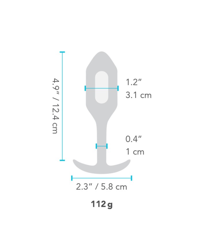Plug Anale B-Vibe Vibrating Nero