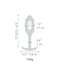 Plug Anale B-Vibe Vibrating Nero