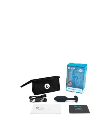 Plug Anale B-Vibe Vibrating Nero Plug Anale B-Vibe Vibrating Nero