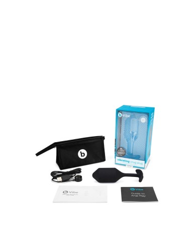 Plug Anale B-Vibe Vibrating Nero Plug Anale B-Vibe Vibrating Nero