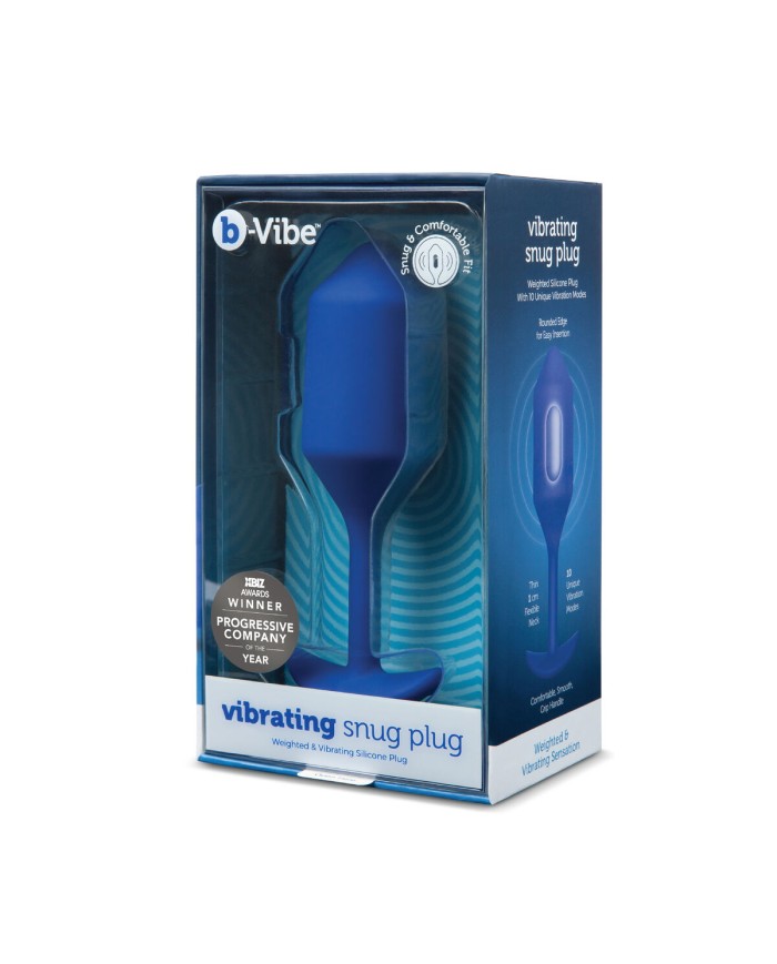 Plug Anale B-Vibe Vibrating Azzurro