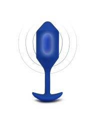 Plug Anale B-Vibe Vibrating Azzurro